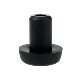 Ślizgacz meblowy pojedynczy Ø 8 mm, czarny